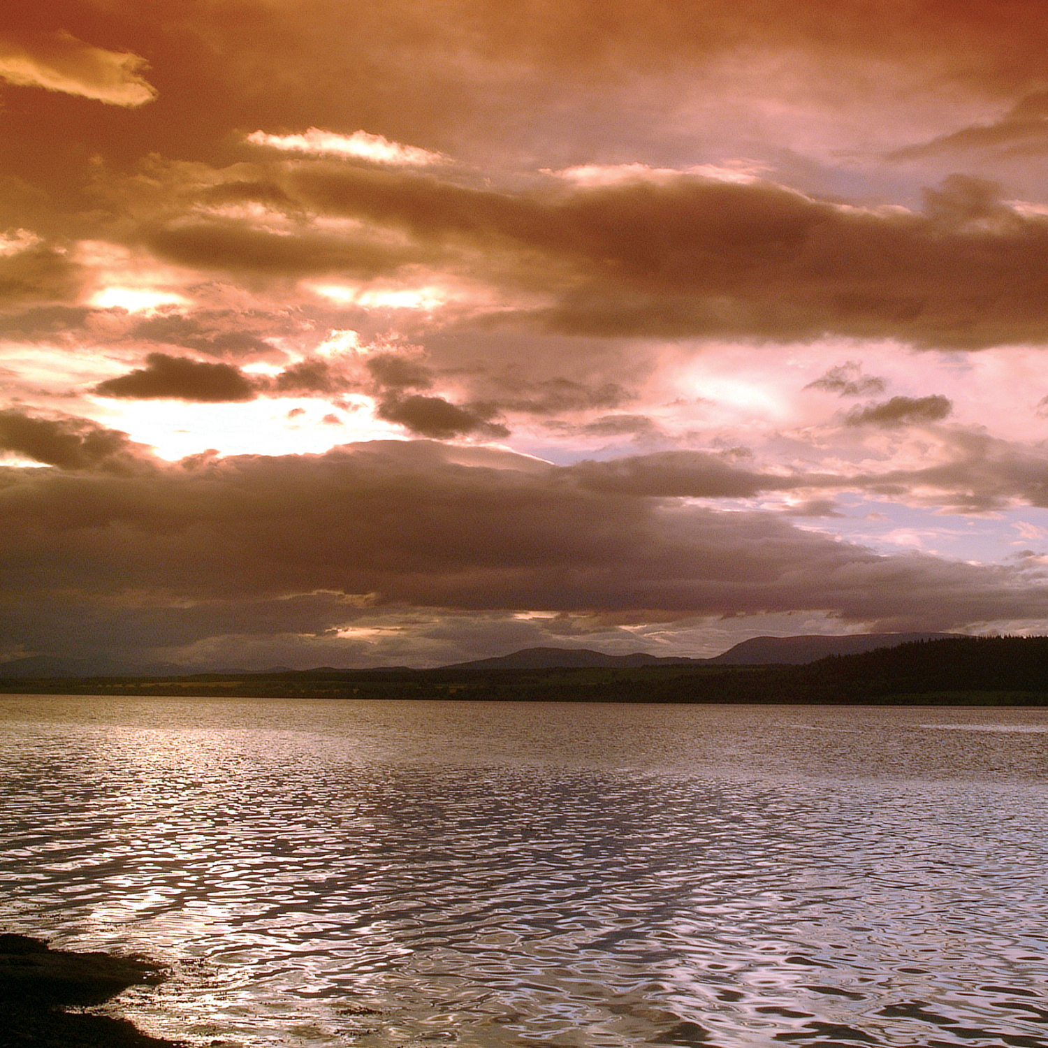 A sunset over the Beauty Firth